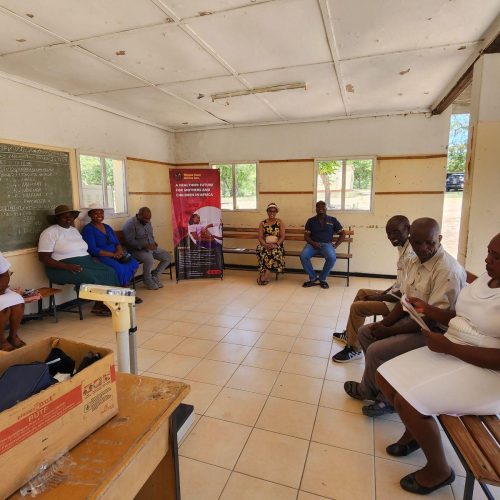 MCA Team with staff members and community leaders at Zvipiripiri Clinic (1)